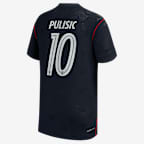 Tyler Adams USMNT 2026 Match Away Big Kids' Nike Aero-FIT Soccer